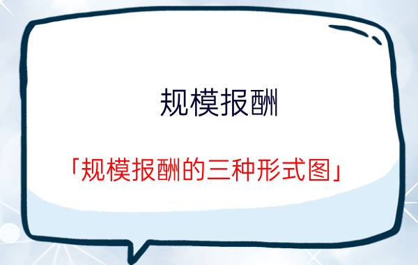 规模报酬 「规模报酬的三种形式图」